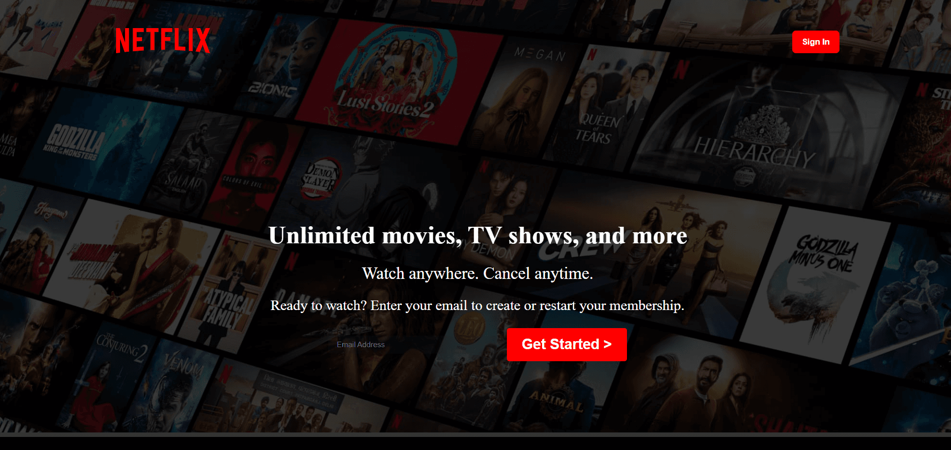 Netflix UI Clone
