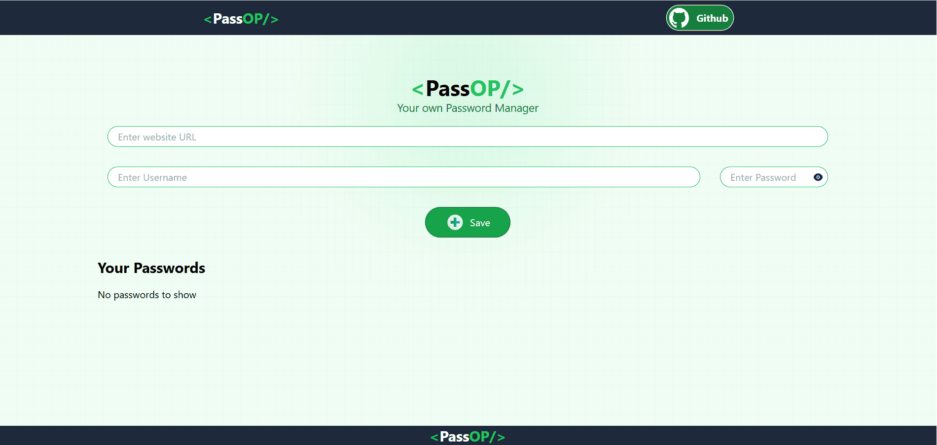 Password Manager Browser