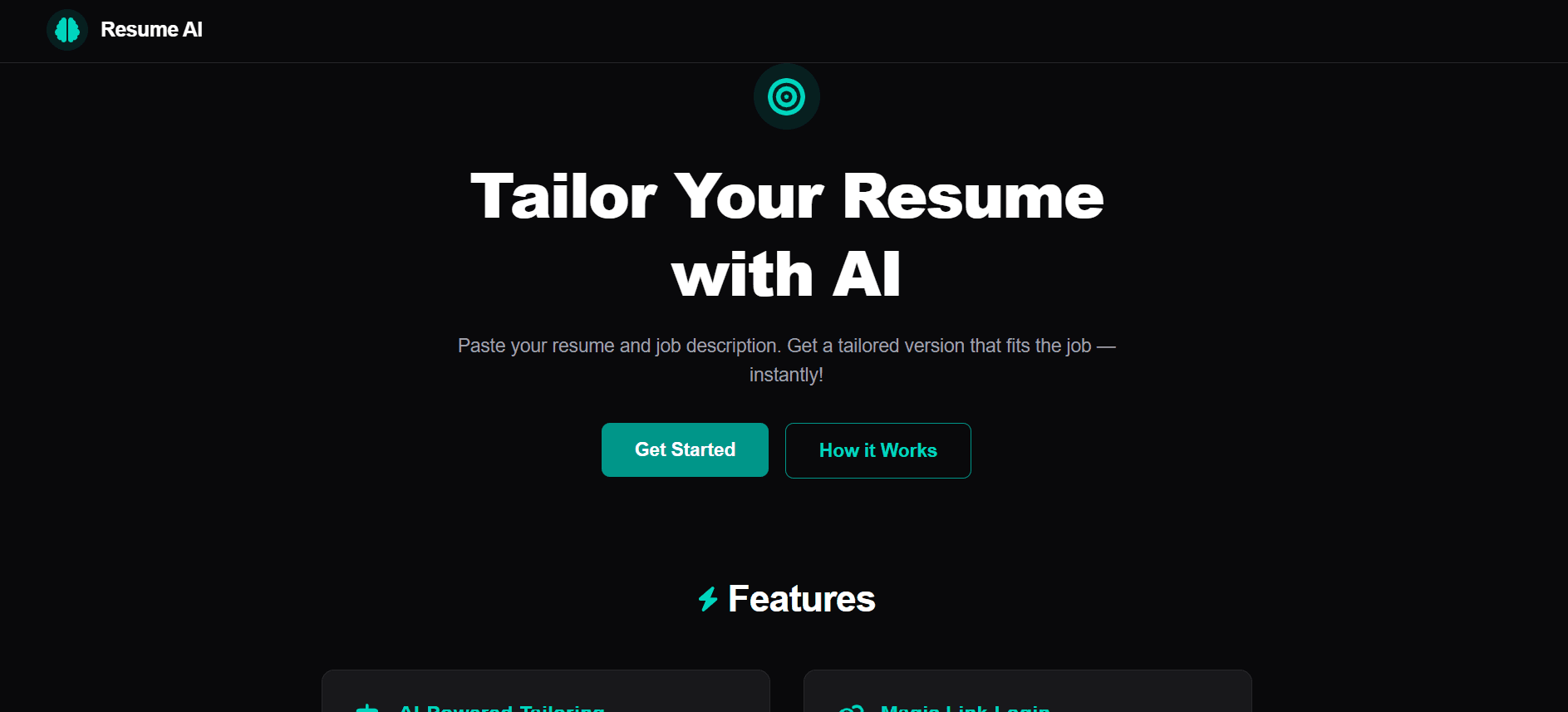 Resume Tailor — AI Resume Customizer